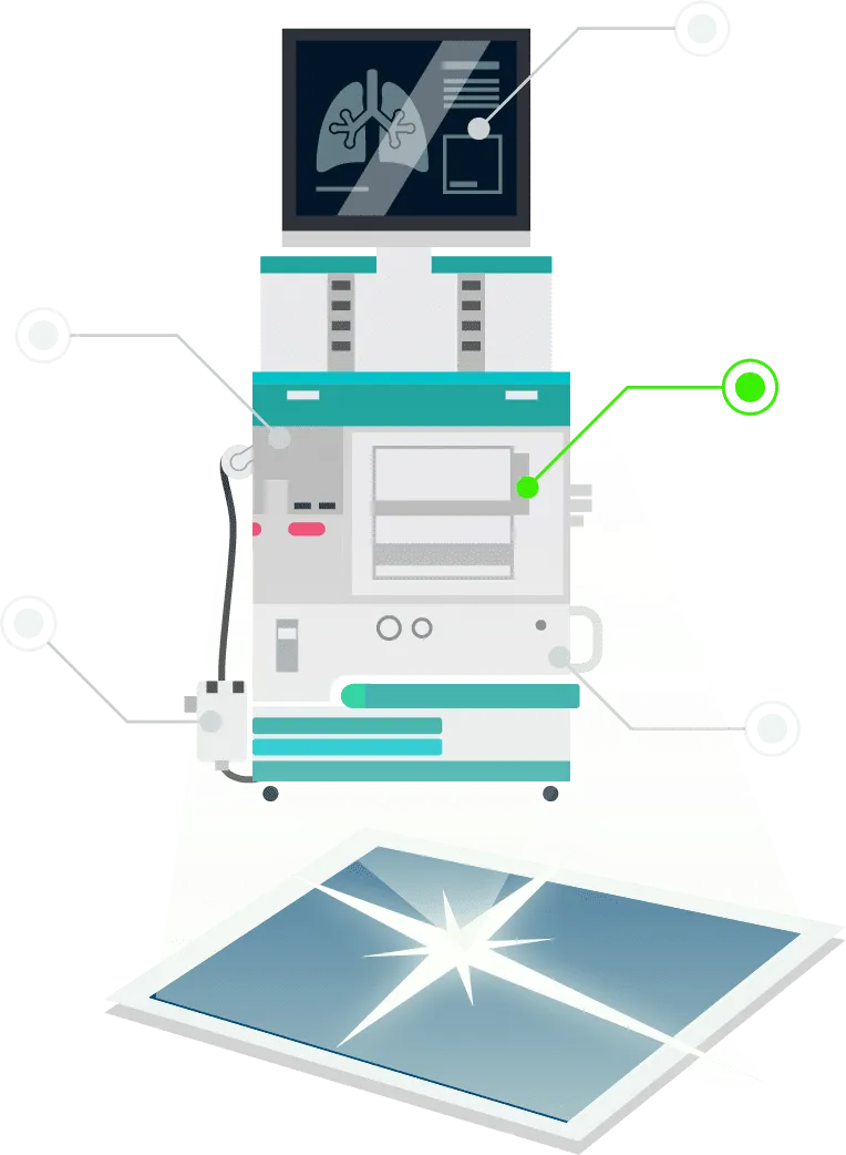 Interactive 3D medical imaging equipment content