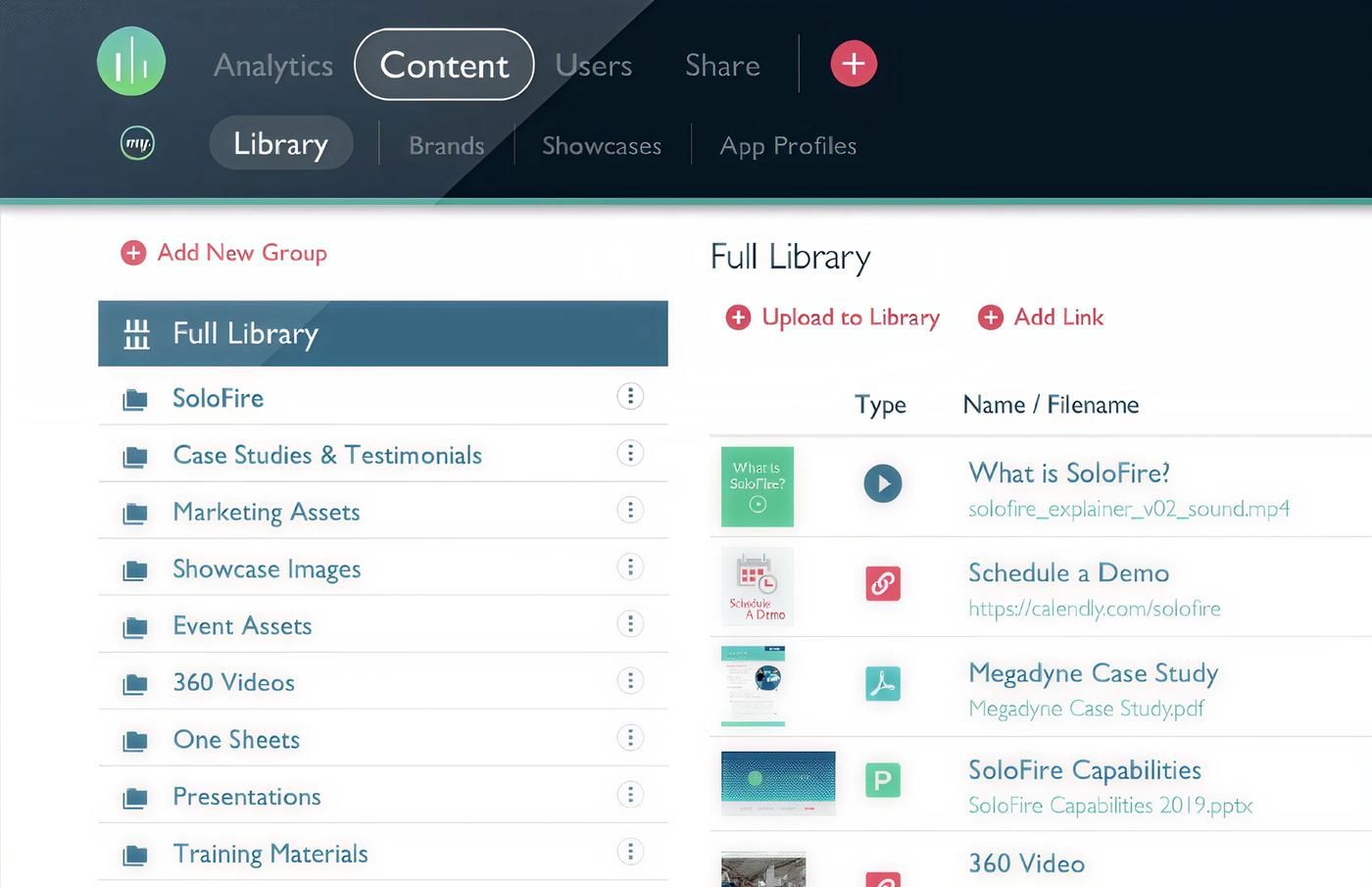 SoloFire library with narrated training content