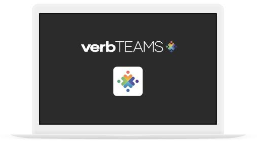 verbTEAMS on a laptop