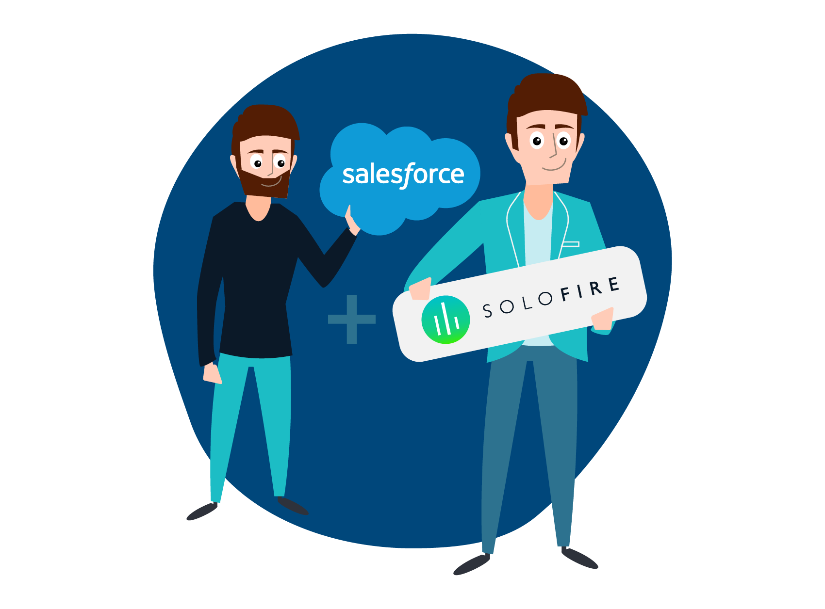 Salesforce integration with SoloFire, a sales enablement solution