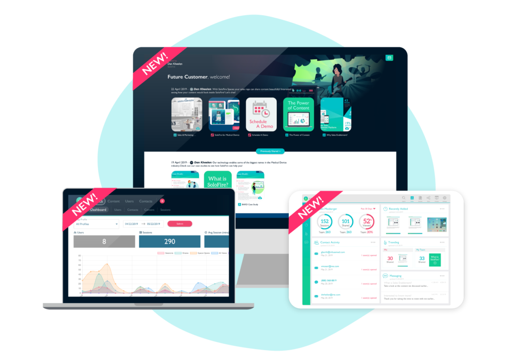 SoloFire new sales enablement features